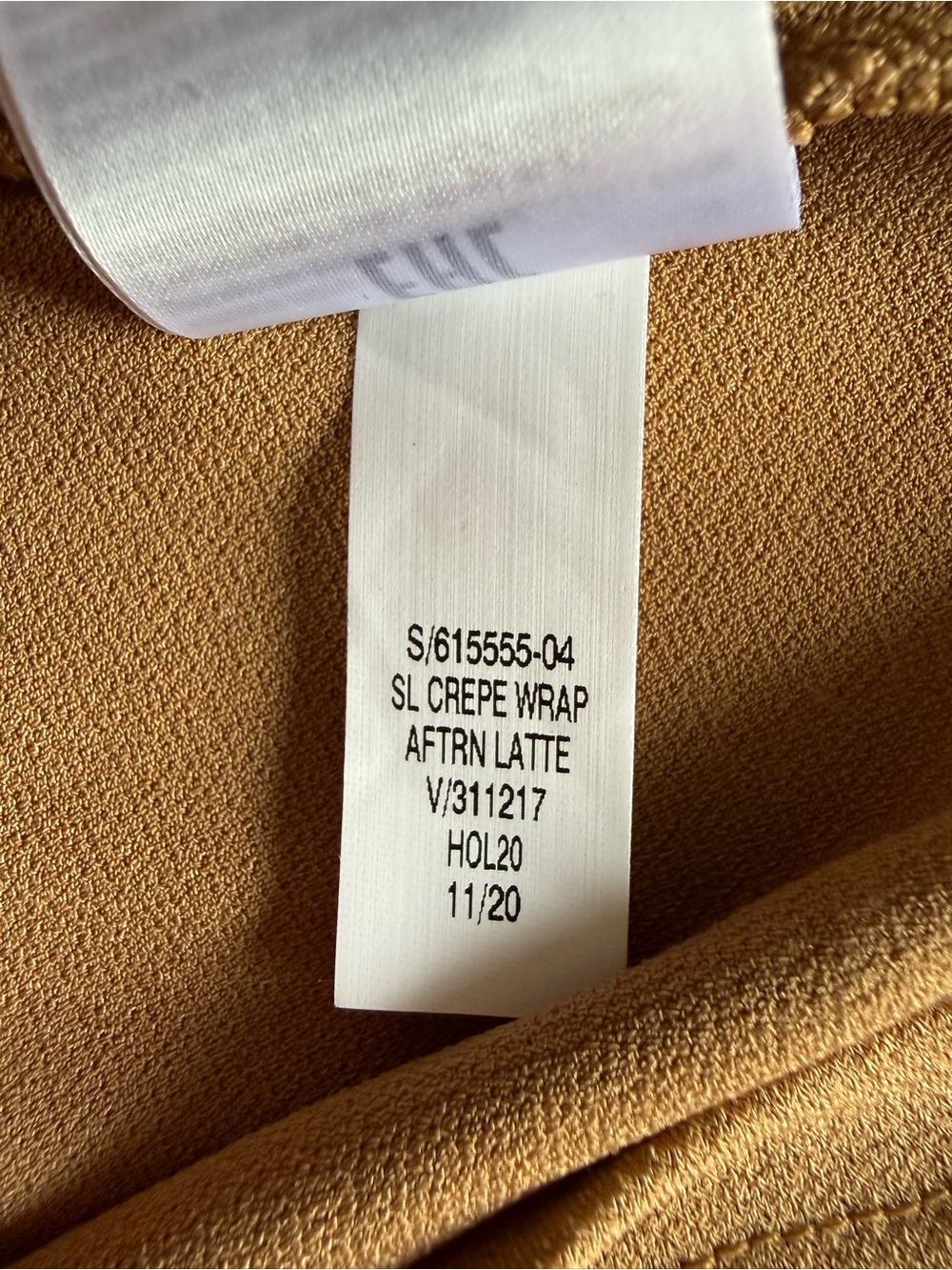 Banana Republic Afternoon Latte Crepe Wrap Top S Corporate Chic Minimalist Work - Picture 14 of 14